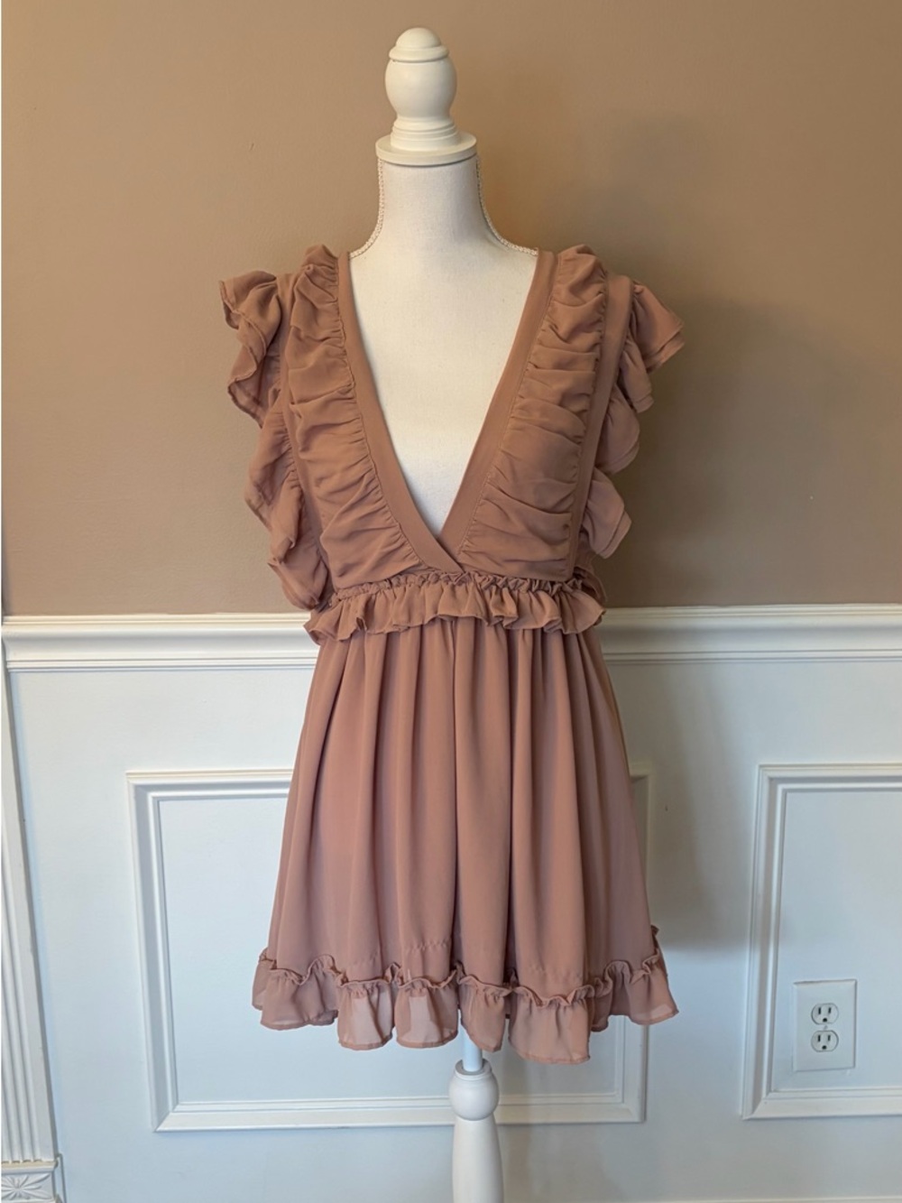 Storia Dress in Soft Mauve